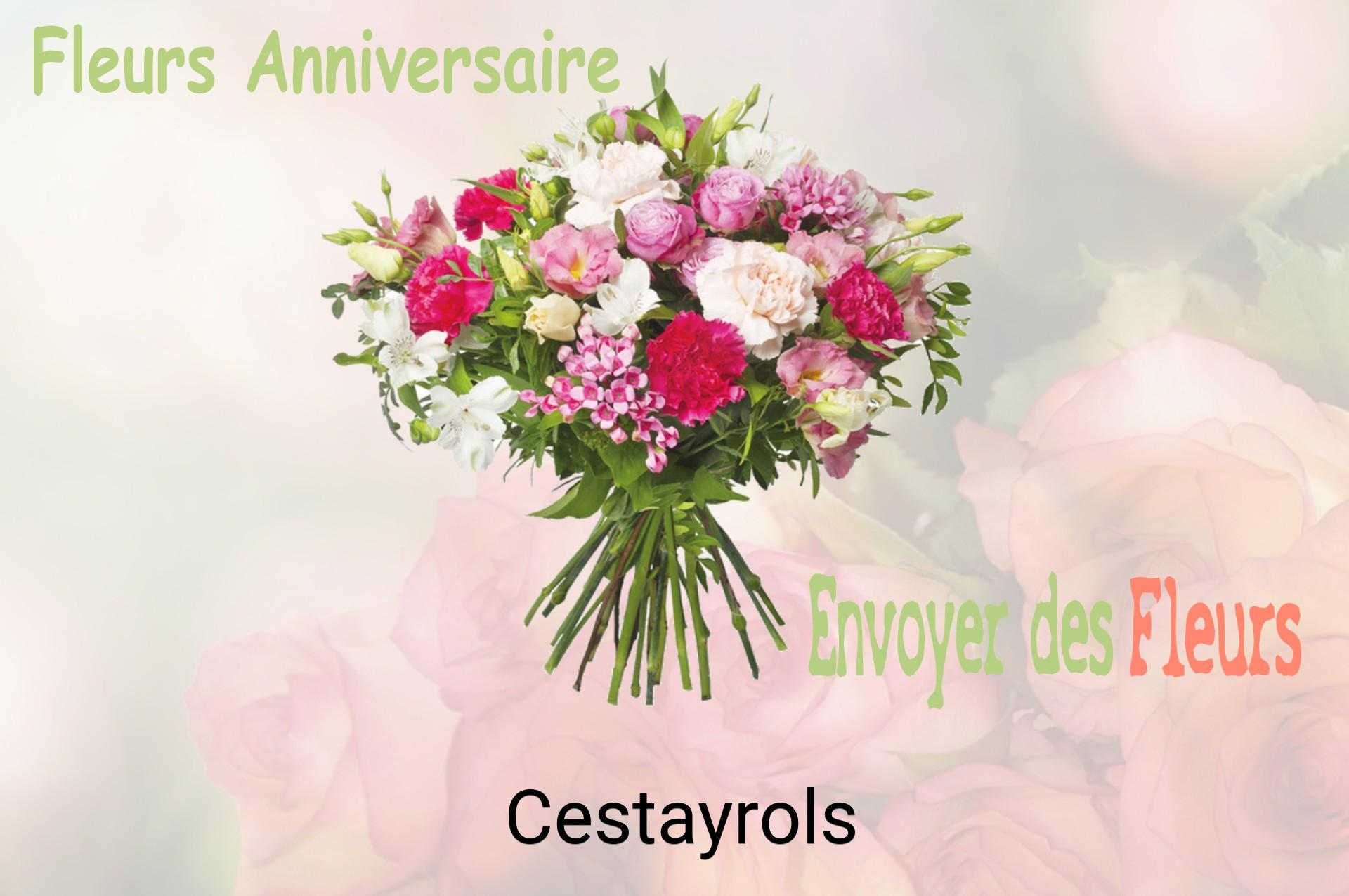 Bouquet de fleurs d’anniversaire livré à Cestayrols